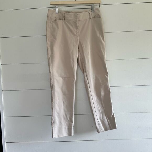 White House Black Market Women’s 2R Slim Ankle Khaki Pants - Picture 1 of 5